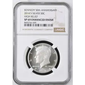 2014 S HIGH RELIEF KENNEDY 50th ANNIVERSARY ENHANCED FINISH (2)