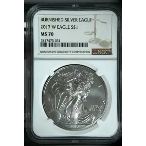 2017 W BURNISHED SILVER EAGLE (2)