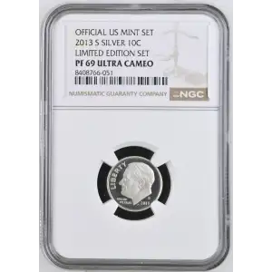 2013 S LIMITED EDITION SET OFFICIAL US MINT SET ULTRA CAMEO (2)