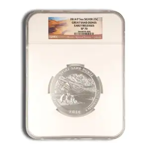 2014-P 5 oz ATB Great Sand Dunes Silver Coin NGC SP70 (2)