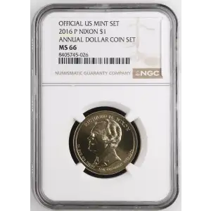 2016 P ANNUAL DOLLAR COIN SET OFFICIAL US MINT SET (2)