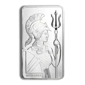 10 oz Silver Bar - Britannia