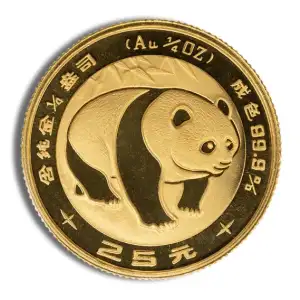 1/4 oz China Gold Panda - BU - Sealed (Year Varies)