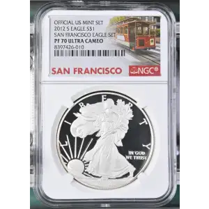 2012 S SAN FRANCISCO EAGLE SET OFFICIAL US MINT SET ULTRA CAMEO (2)