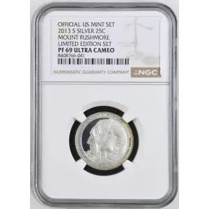 2013 S MOUNT RUSHMORE LIMITED EDITION SET OFFICIAL US MINT SET ULTRA CAMEO (2)