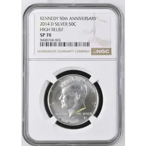 2014 D HIGH RELIEF KENNEDY 50th ANNIVERSARY (2)