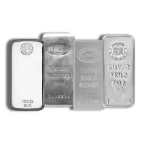 1 Kilo Silver Bar - Design Varies (IRA Eligible)