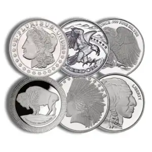 1 oz Silver Round - Design Varies (IRA Eligible)
