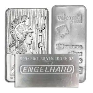 100oz Generic Silver Bar (5)