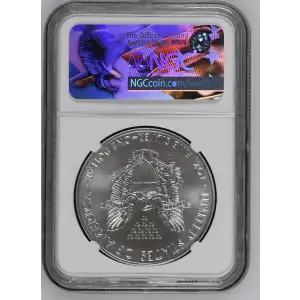 2017 W BURNISHED SILVER EAGLE FIRST DAY OF ISSUE (2)