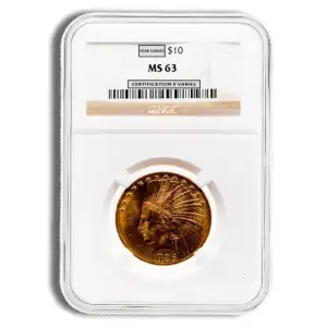 Indian $10 (1907 - 1933) - NGC - MS63