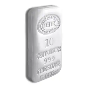 10 oz Silver Bar - IGR Metals