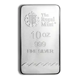 10 oz Silver Bar - Britannia