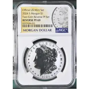 2024 S Two-Coin Reverse Pf Set Official US Mint Set (2)