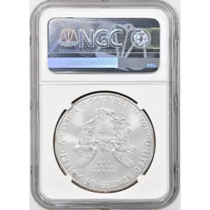 2008 W Burnished Silver Eagle NGC MS-70 ANNUAL DOLLAR COIN SET