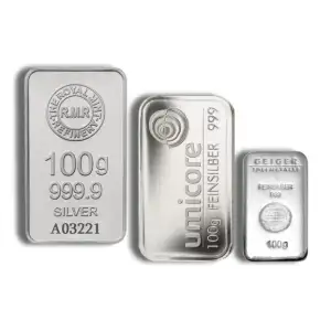 100g Generic Silver Bar