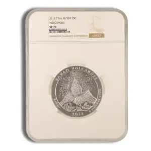 2012-P 5 oz ATB Hawaii Volcanoes Silver Coin NGC SP70 (2)