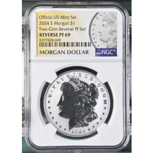 2024 S Two-Coin Reverse Pf Set Official US Mint Set (2)