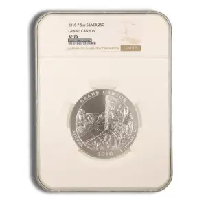 2010-P 5 oz ATB Grand Canyon Silver Coin NGC SP70