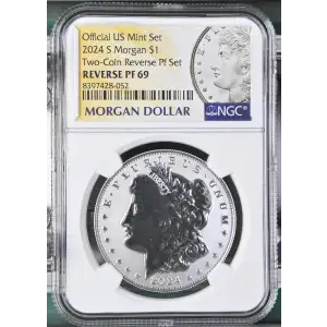 2024 S Two-Coin Reverse Pf Set Official US Mint Set (2)