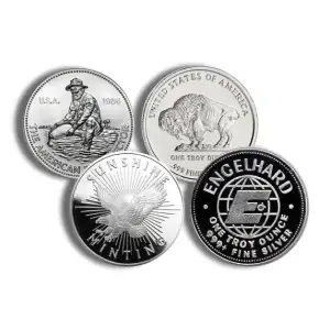 1 oz Silver Round - Design Varies - Secondary Market