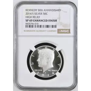 2014 S HIGH RELIEF KENNEDY 50th ANNIVERSARY ENHANCED FINISH (2)