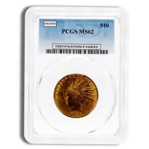 Indian $10 (1907 - 1933) - PCGS - MS62