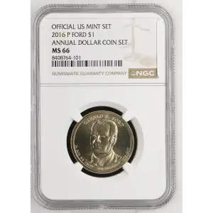 2016 P ANNUAL DOLLAR COIN SET OFFICIAL US MINT SET (2)