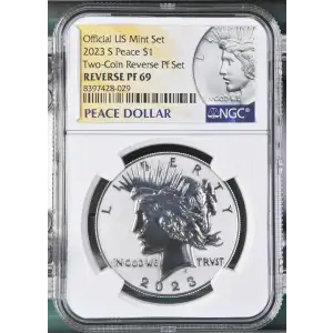 2023 S Two-Coin Reverse Pf Set Official US Mint Set (2)