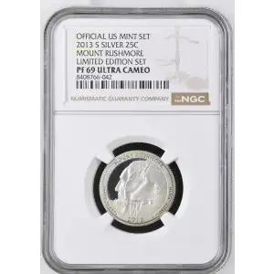 2013 S MOUNT RUSHMORE LIMITED EDITION SET OFFICIAL US MINT SET ULTRA CAMEO (2)
