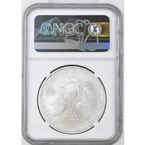 2007 W BURNISHED SILVER EAGLE ANNUAL DOLLAR COIN SET OFFICIAL US MINT SET (2)