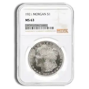 Morgan Dollar (1921) - NGC - MS63 (2)