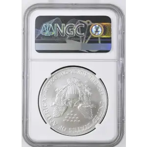 2007 W BURNISHED SILVER EAGLE ANNUAL DOLLAR COIN SET OFFICIAL US MINT SET (2)
