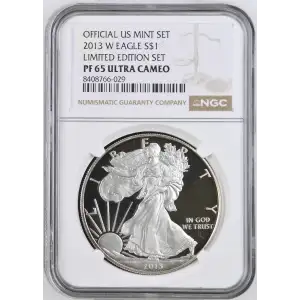 2013 W LIMITED EDITION SET OFFICIAL US MINT SET ULTRA CAMEO (2)