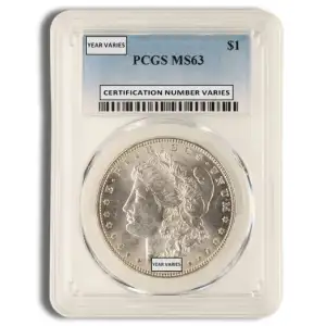 Morgan Dollar (1878-1904) - PCGS - MS63 (2)