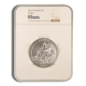 2012-P 5 oz ATB Acadia Silver Coin NGC SP70 (2)