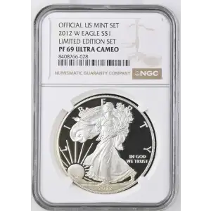 2012 W LIMITED EDITION SET OFFICIAL US MINT SET ULTRA CAMEO (2)