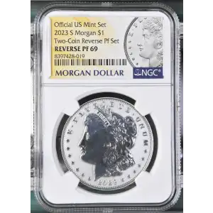 2023 S Two-Coin Reverse Pf Set Official US Mint Set (2)
