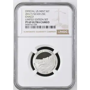 2012 S CHACO LIMITED EDITION SET OFFICIAL US MINT SET ULTRA CAMEO (2)