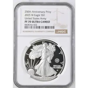 2025 W United States Army 250th Anniversary Privy ULTRA CAMEO (2)