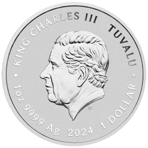 2024 1 oz Tuvalu Silver 40th Anniversary  Teenage Mutant Ninja Turtles Coin (2)