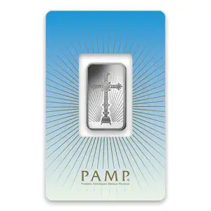 10g PAMP Silver Bar - Romanesque Cross (2)