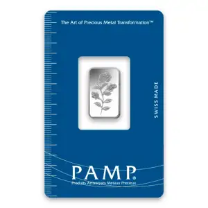 2.5g PAMP Silver Bar - Rosa (2)