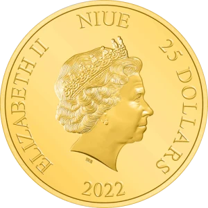 Disney Goofy 90th Anniversary- 2022 1/4oz  Gold Coin (2)