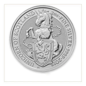 2018 2oz Silver Britain Queen's Beast: The Unicorn (2)