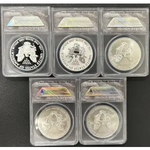 2011 Silver Eagle ANACS MS-70 25TH ANNIVERSARY  (2)
