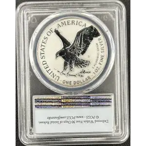2021-S $1 Silver Eagle Rev PR - Type 2 Designer Edition - First Strike