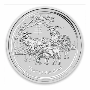 2015 1/2oz Australian Perth Mint Silver Lunar II: Year of the Goat (2)