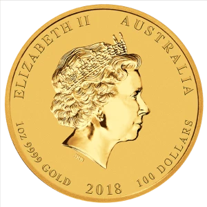 2018 Australian Perth Mint  Year of the Dog Gold Coin (2)