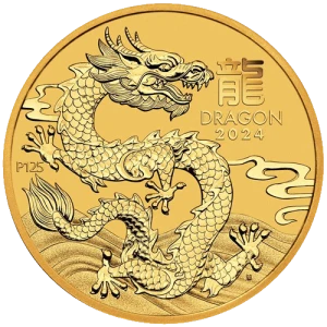 2024 1/2oz Australian Perth Mint Gold Lunar III: Year of the Dragon (2)